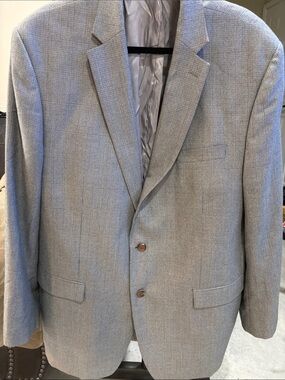 Lauren Ralph Lauren Light Gray Textured Sport Coat